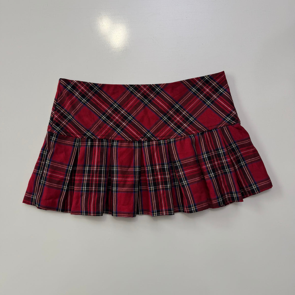 Wet Seal Plaid Micro Skirt