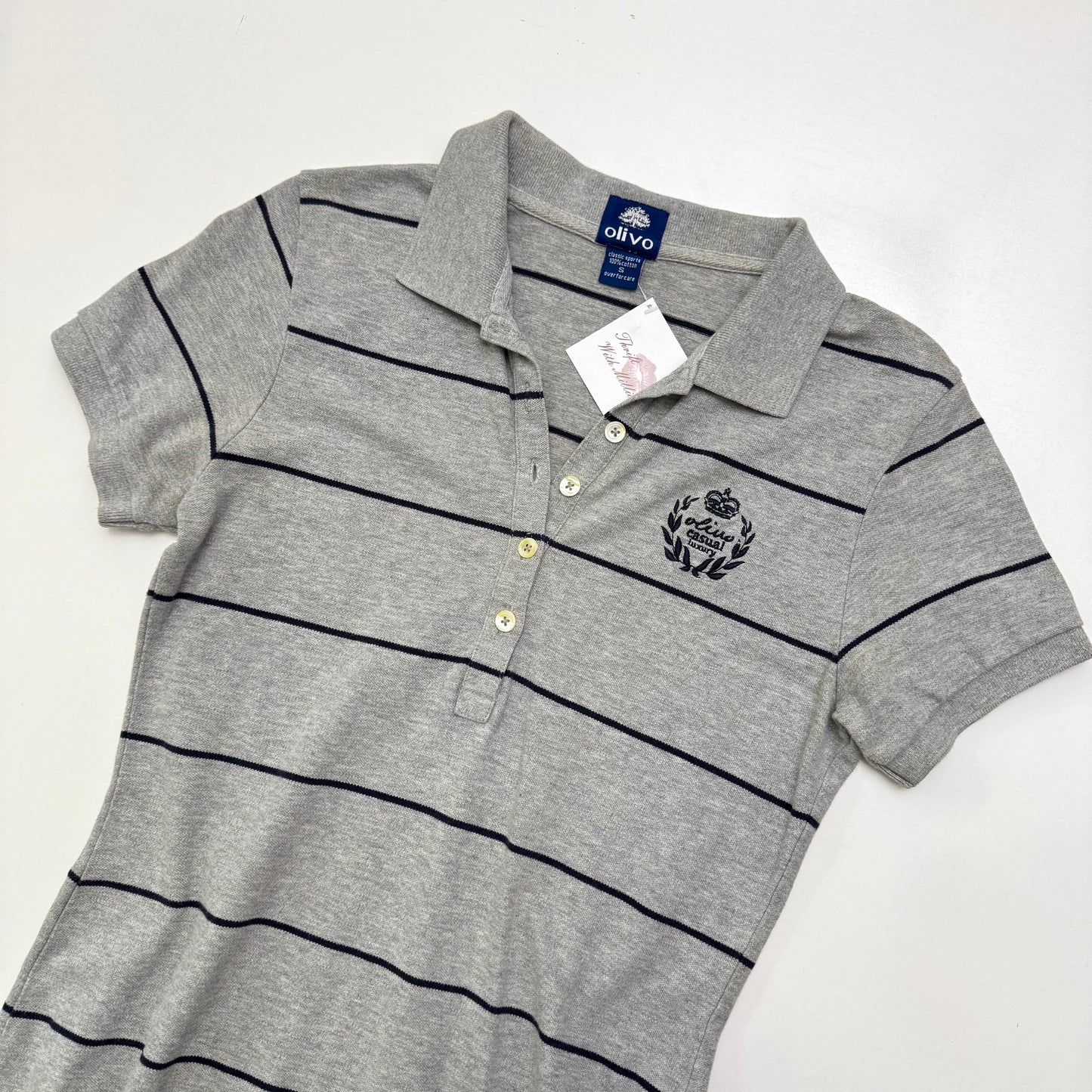 Grey Polo Mini Dress