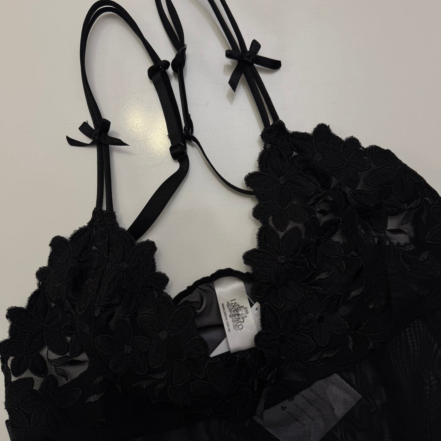 Black Lace Slip Dress