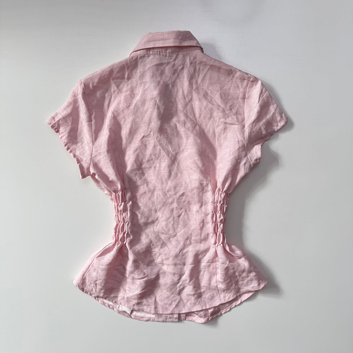 Pink Cinched Shirt