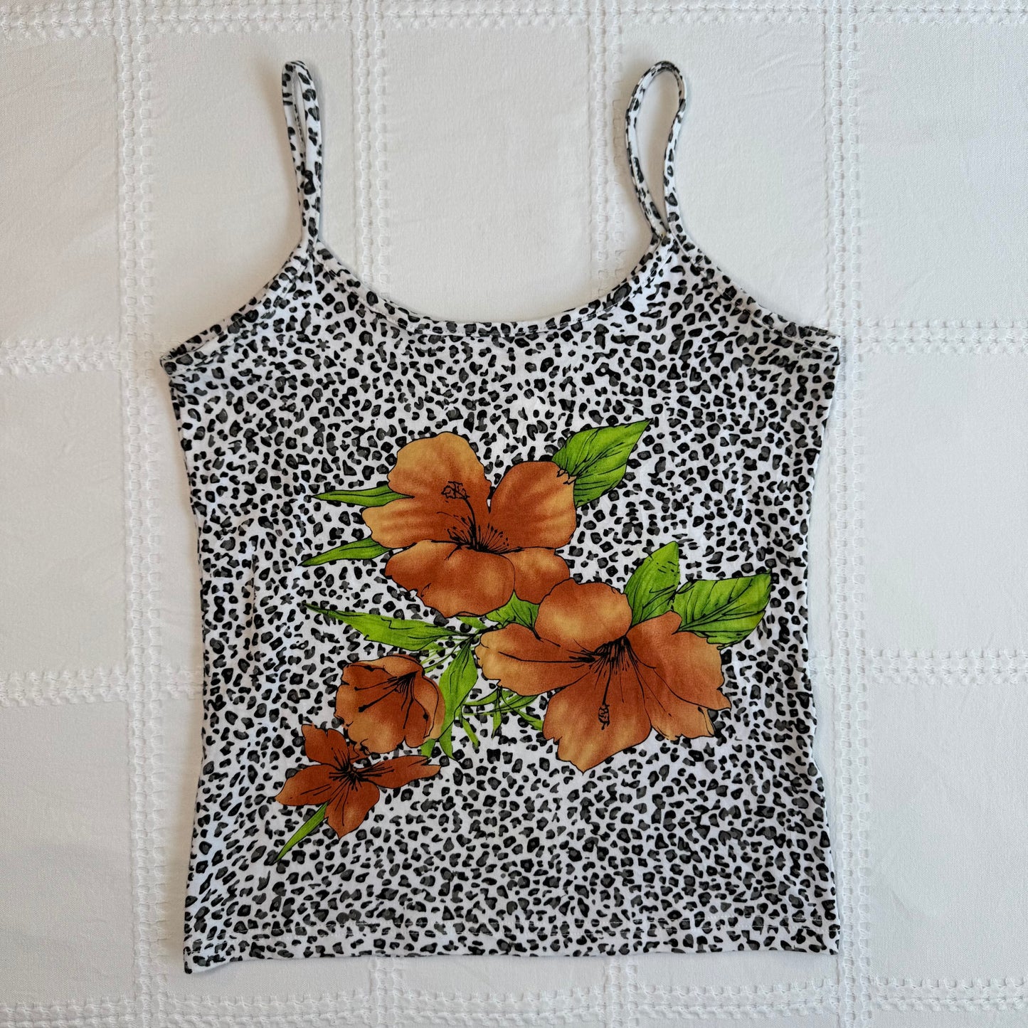 Leopard & Hibiscus Print Cami