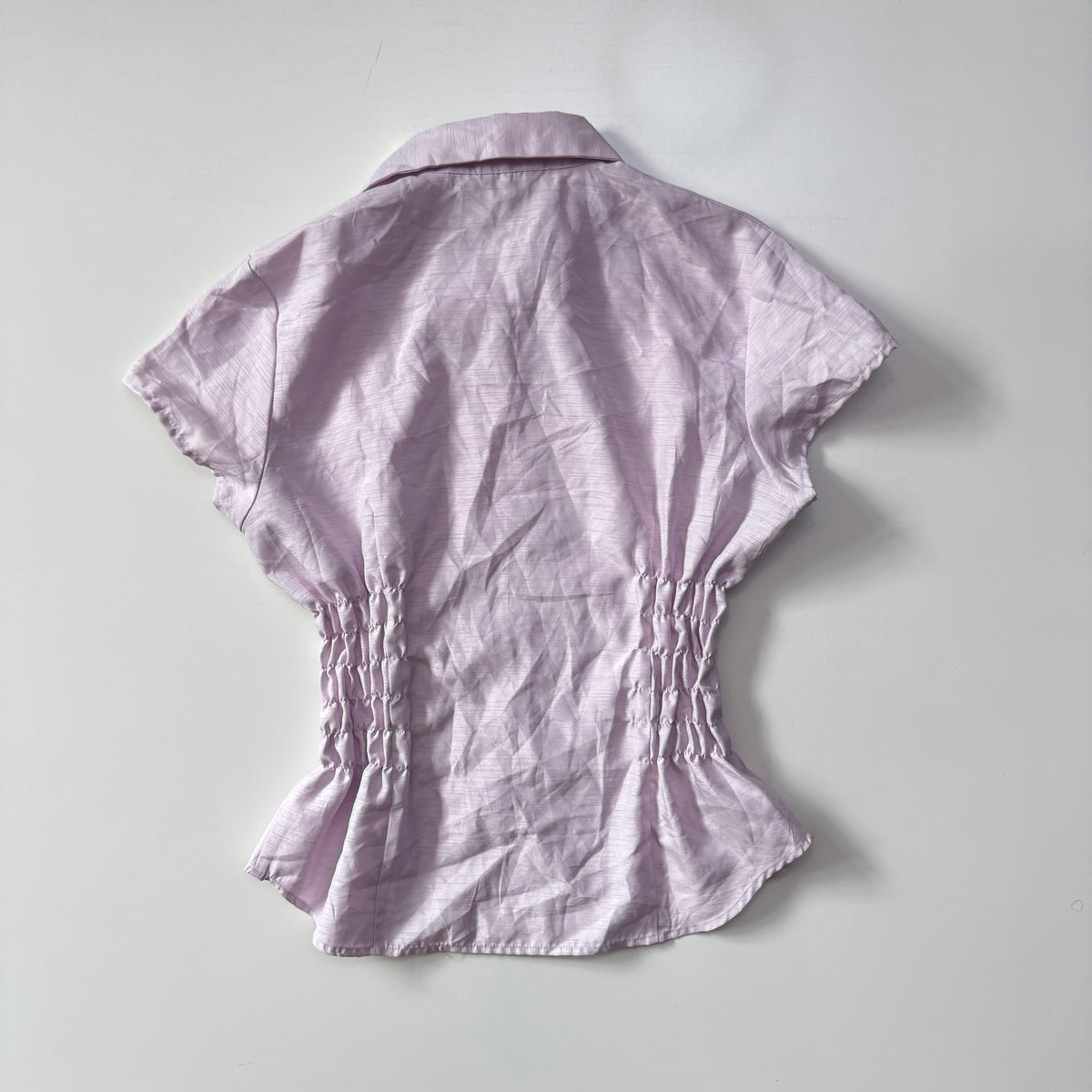 Lilac Cinched Blouse