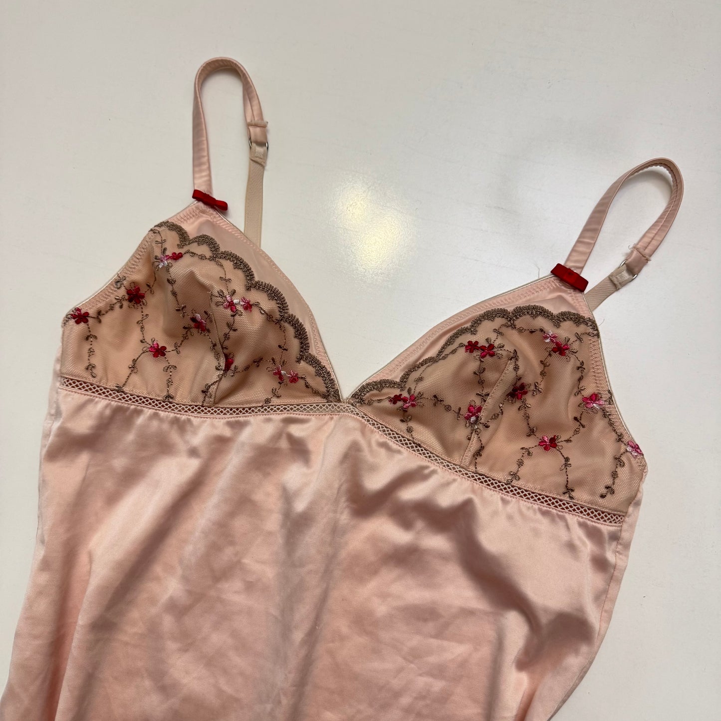Embroidered Babydoll Cami