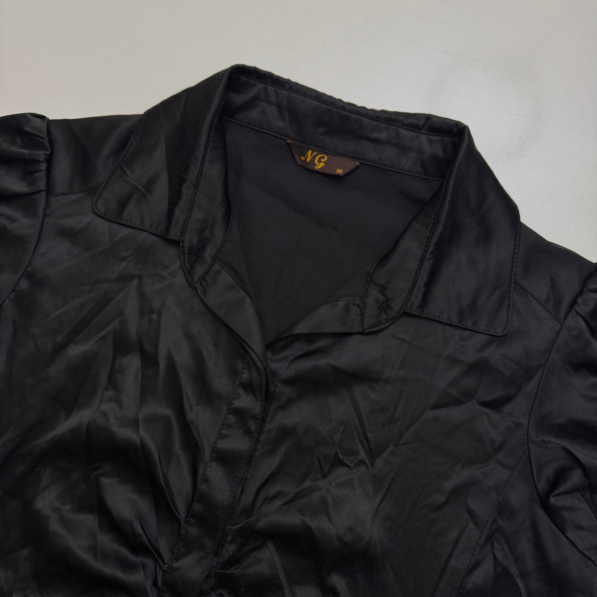 Black Button Up Blouse
