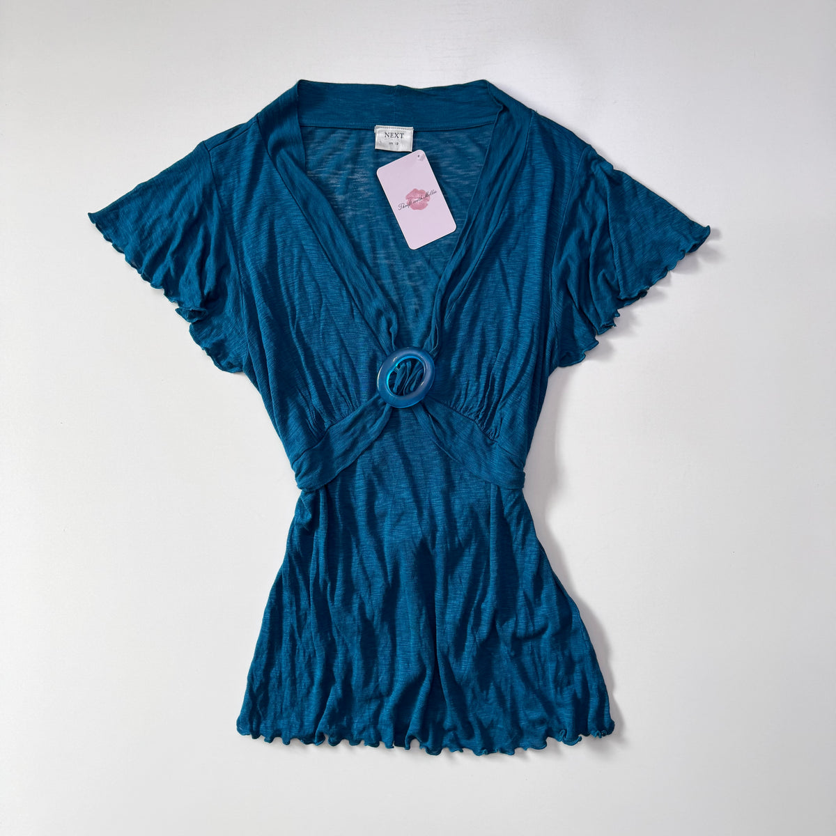 Blue Babydoll Top
