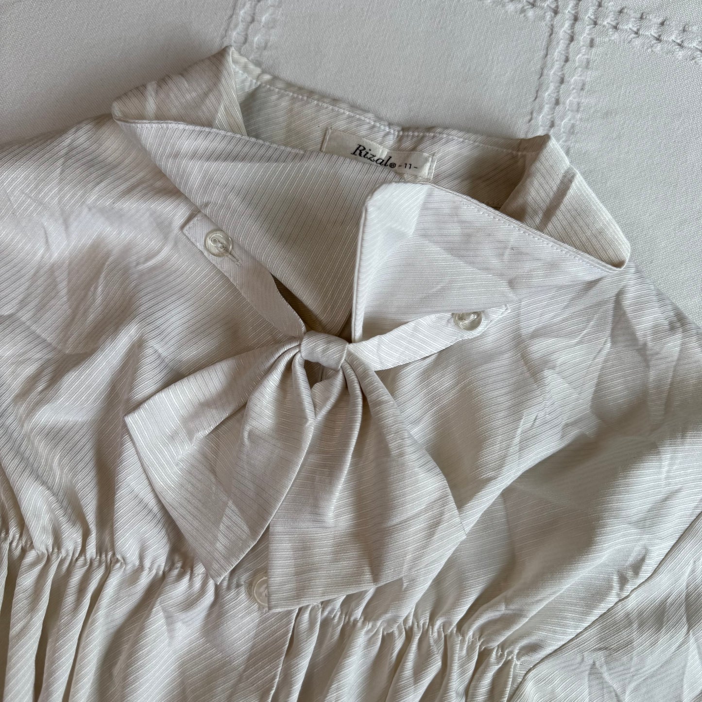 Ruched Button Up Blouse