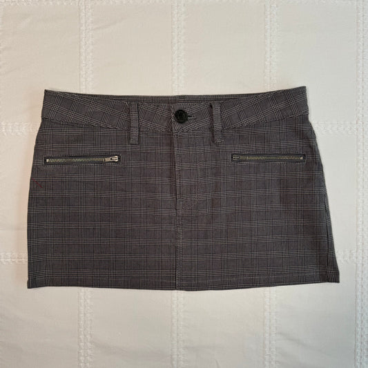 Plaid Mini Skirt
