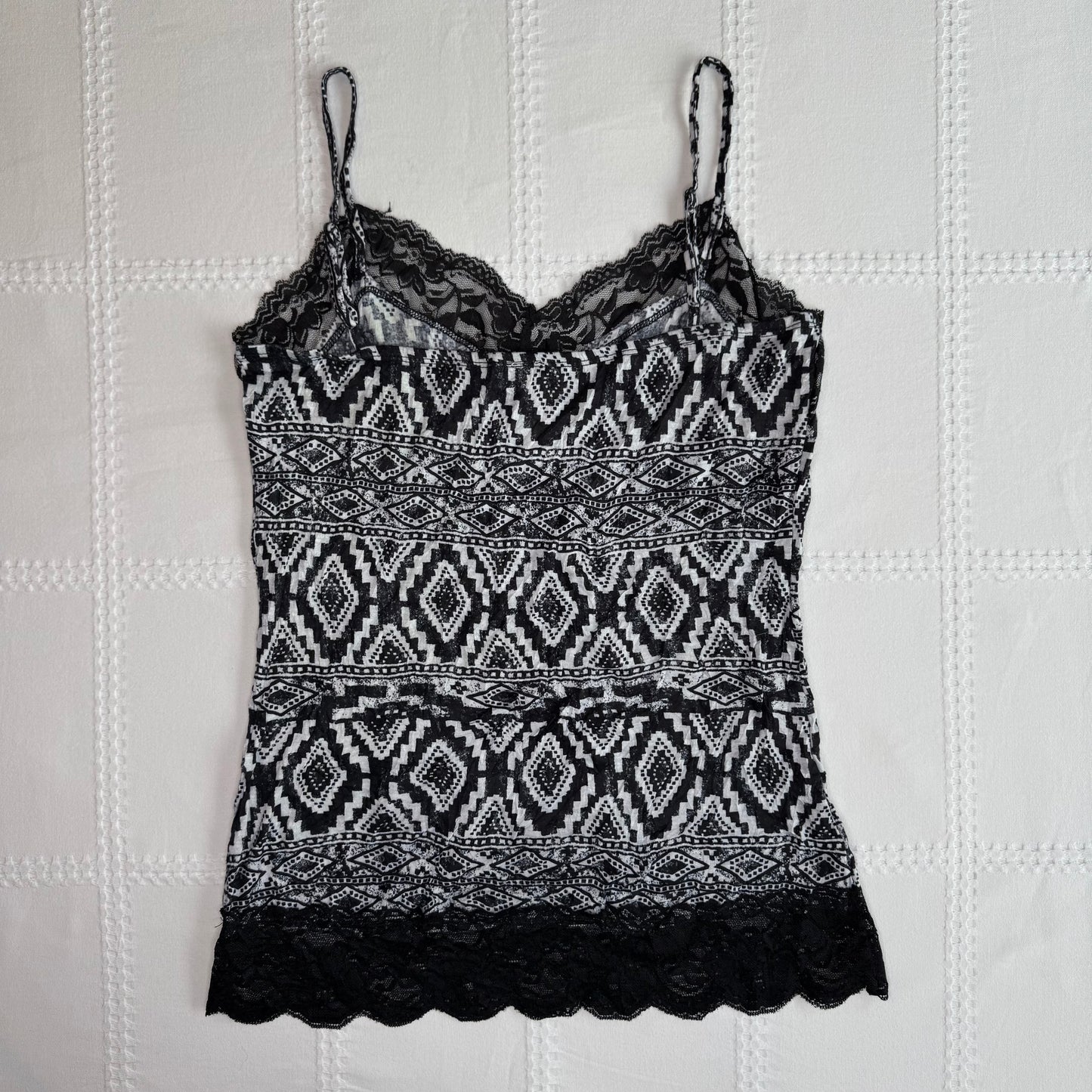Aztec Lace Trim Cami