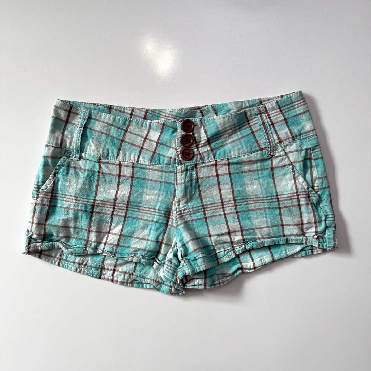 Plaid Mini Shorts
