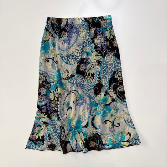 Paisley Midi Skirt