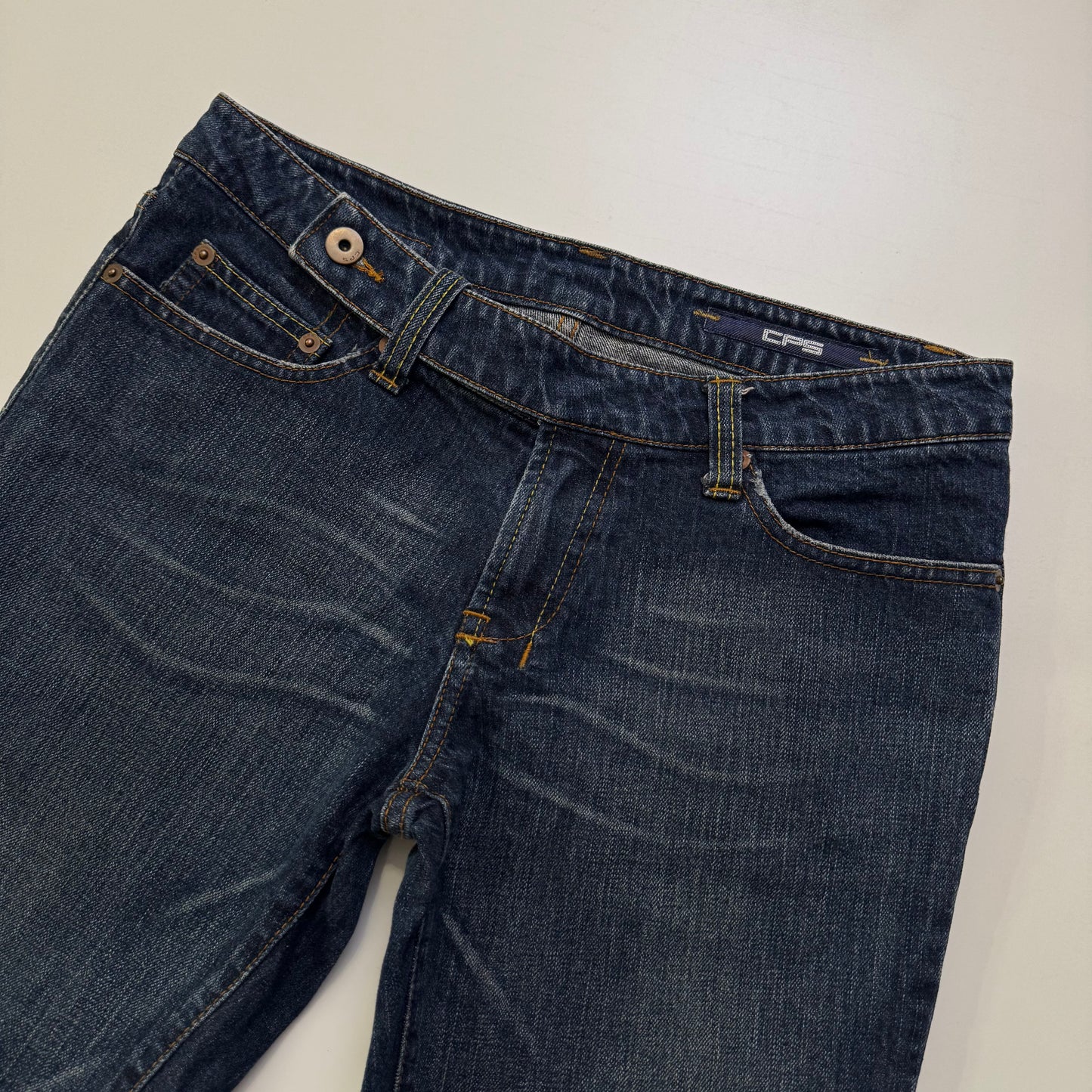 Low Rise Flared Jeans