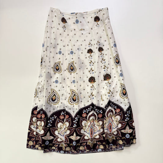 Patterned Maxi Skirt