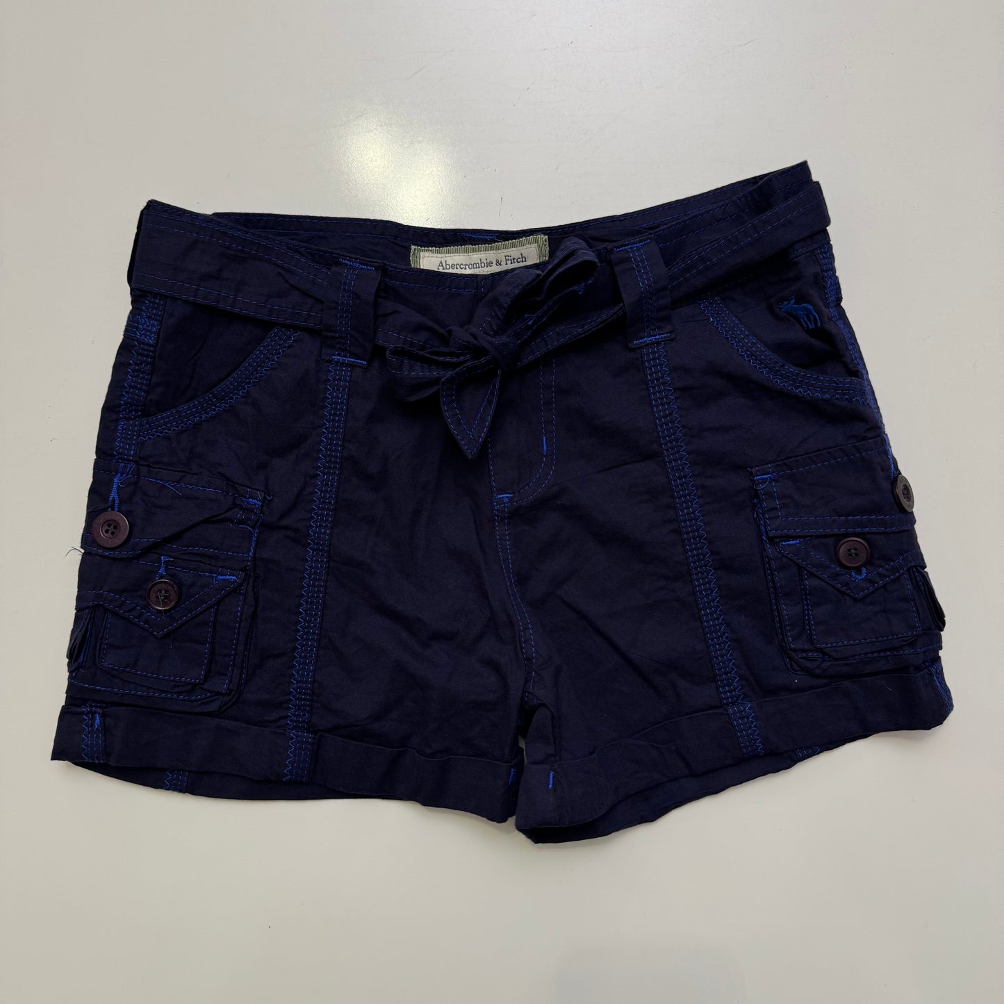 Blue Abercrombie Cargo Shorts