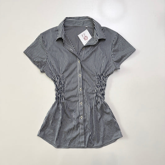 Striped Cinched Shirt