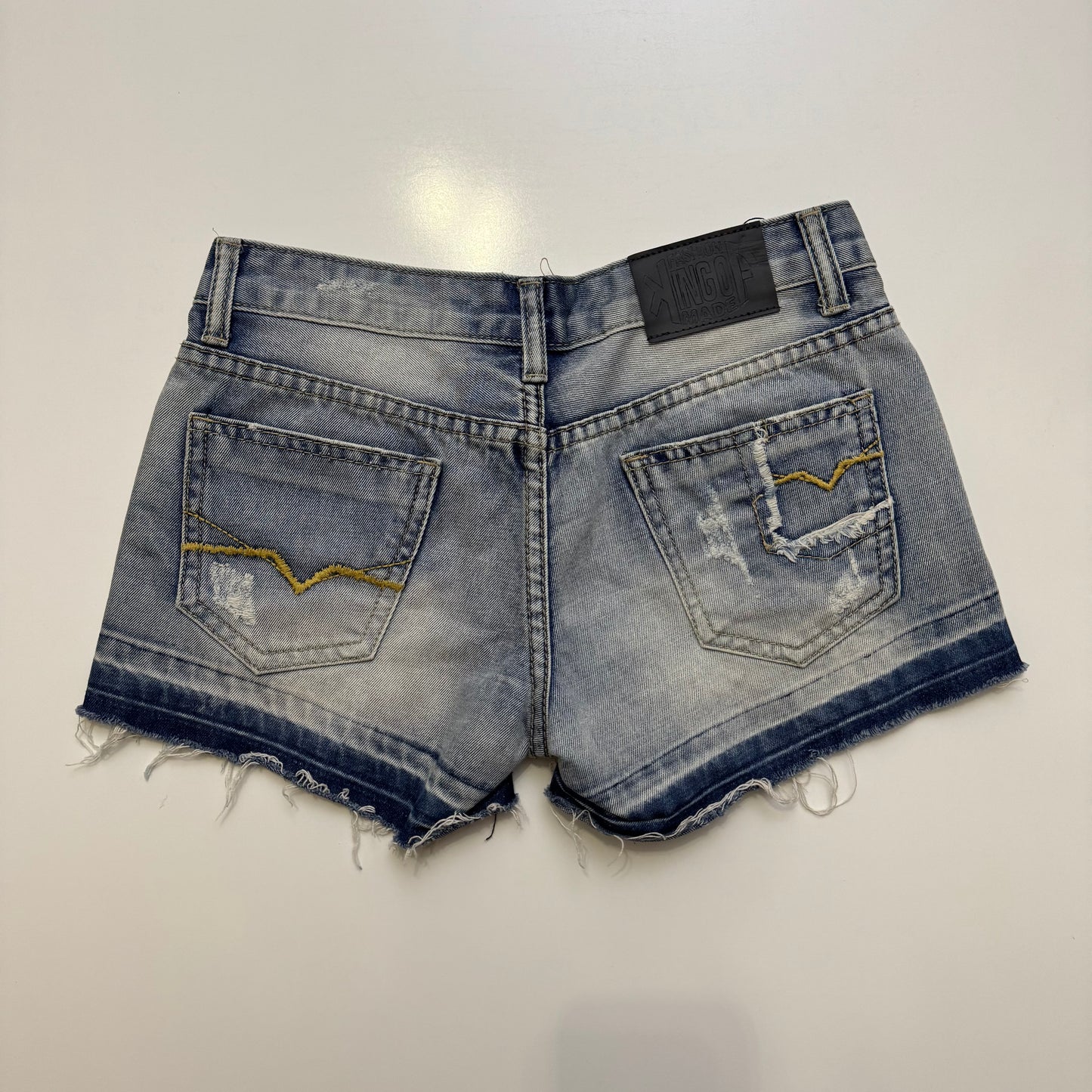 Low Rise Denim Shorts