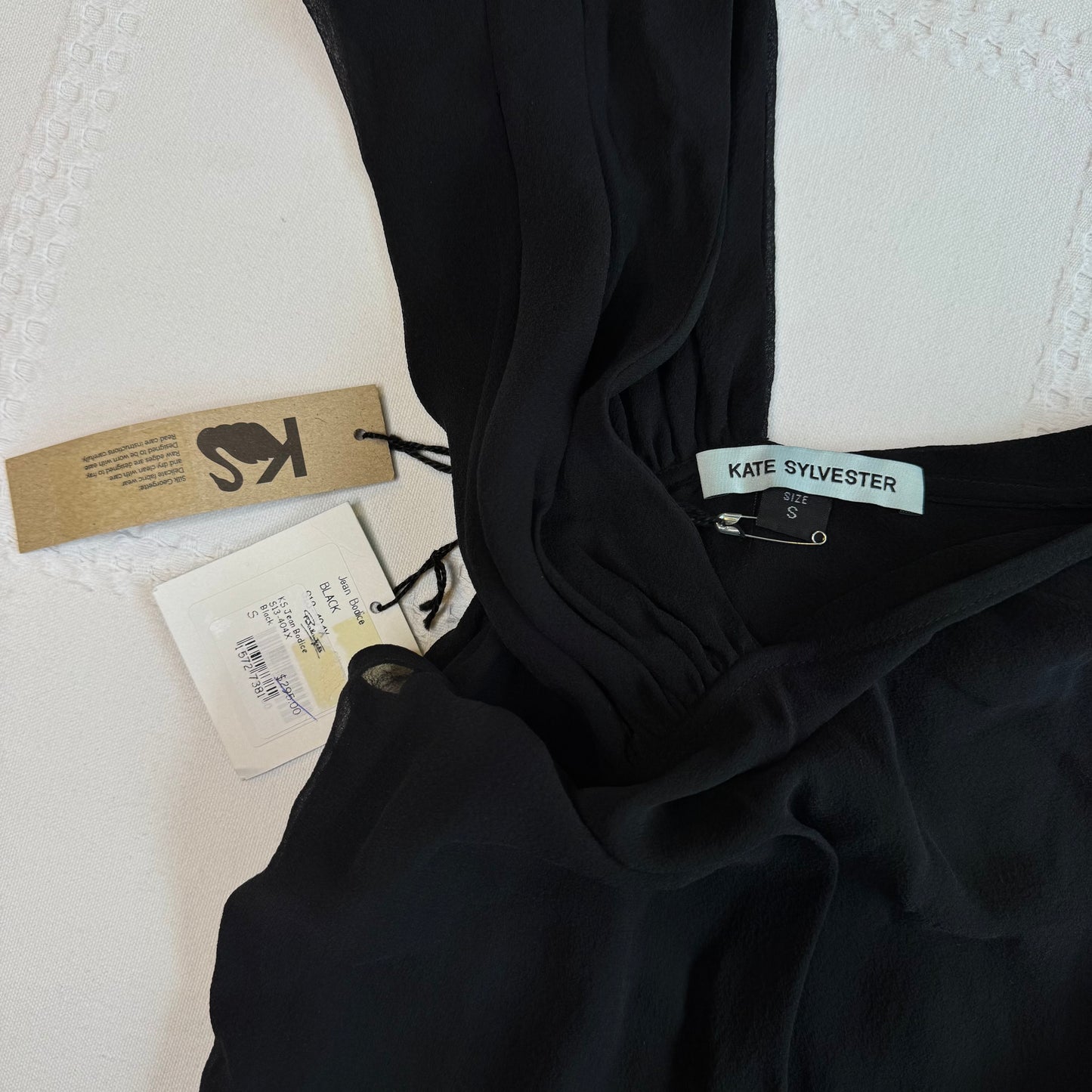 Asymmetrical Silk Top