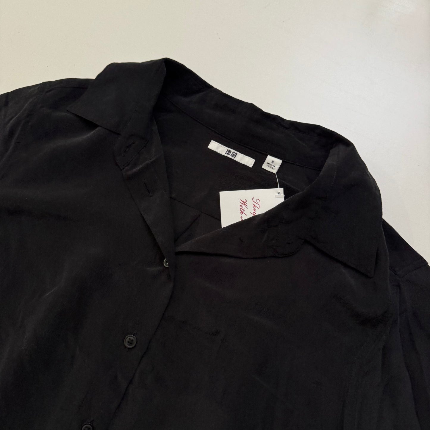 Black Silk Shirt
