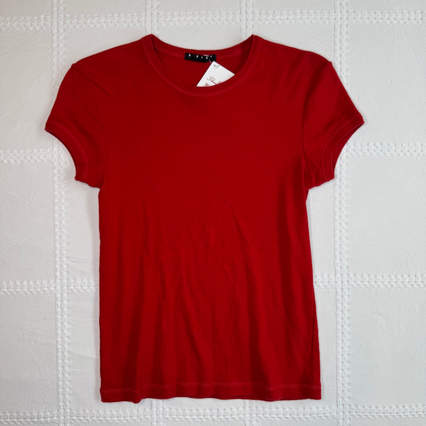 Red Kiss Baby Tee