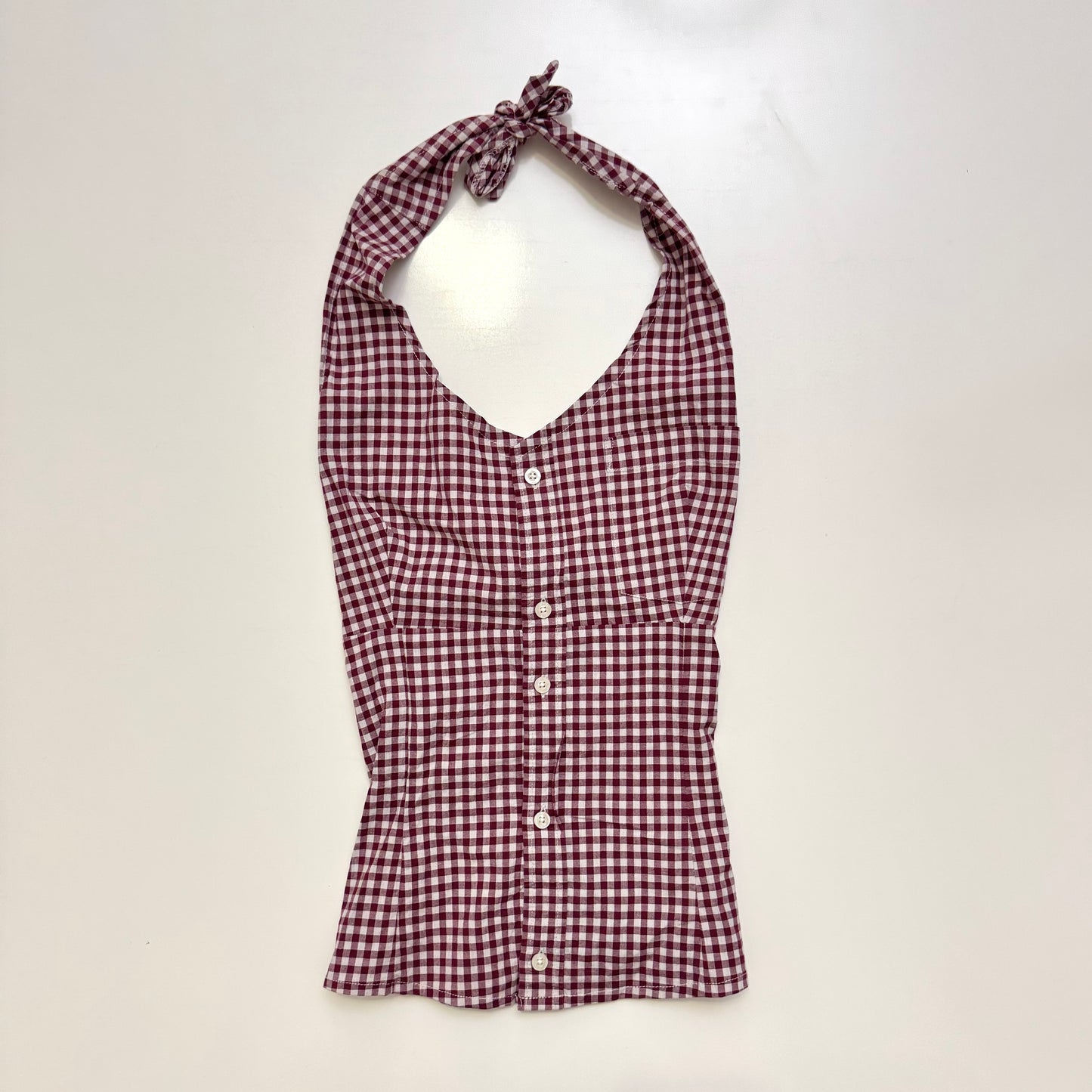 Red Gingham Halter
