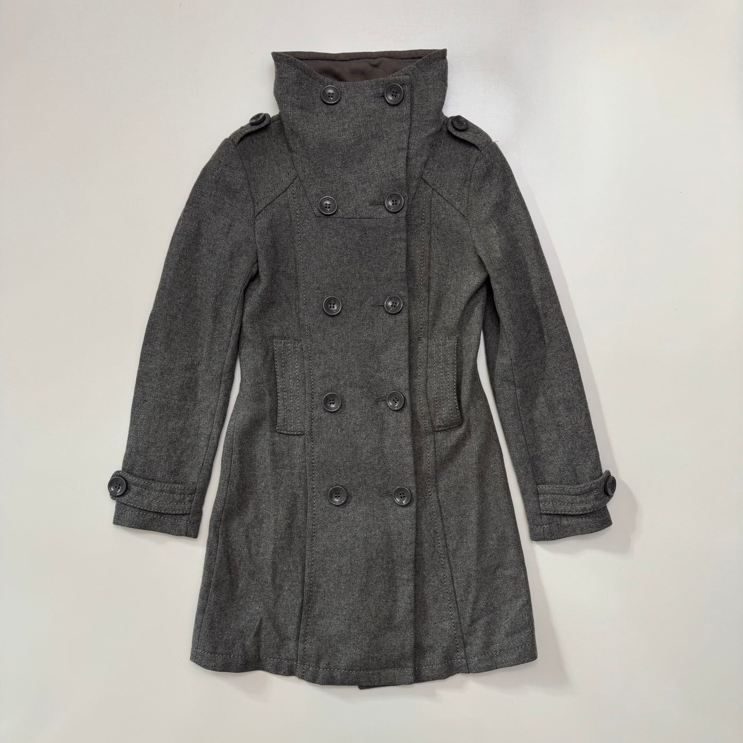 Grey Peacoat