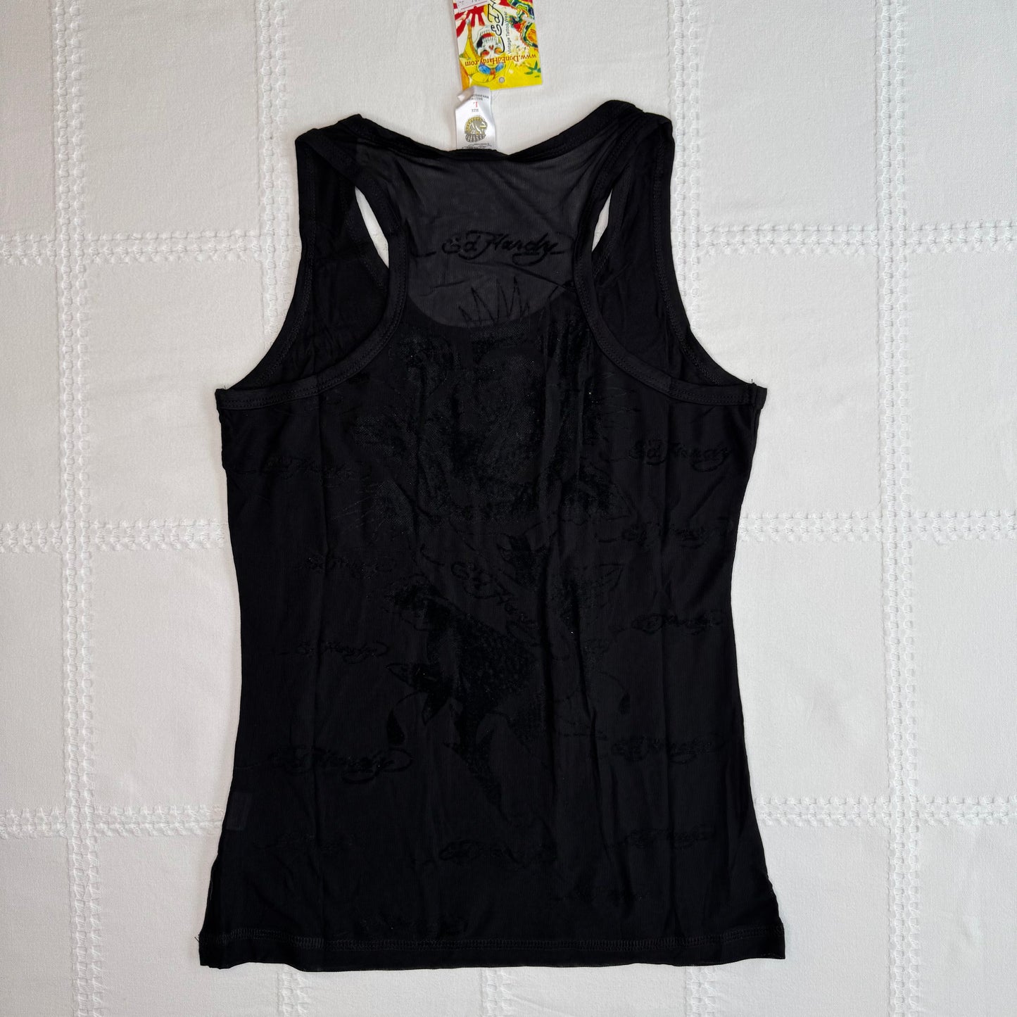Ed Hardy Tiger Mesh Back Tank