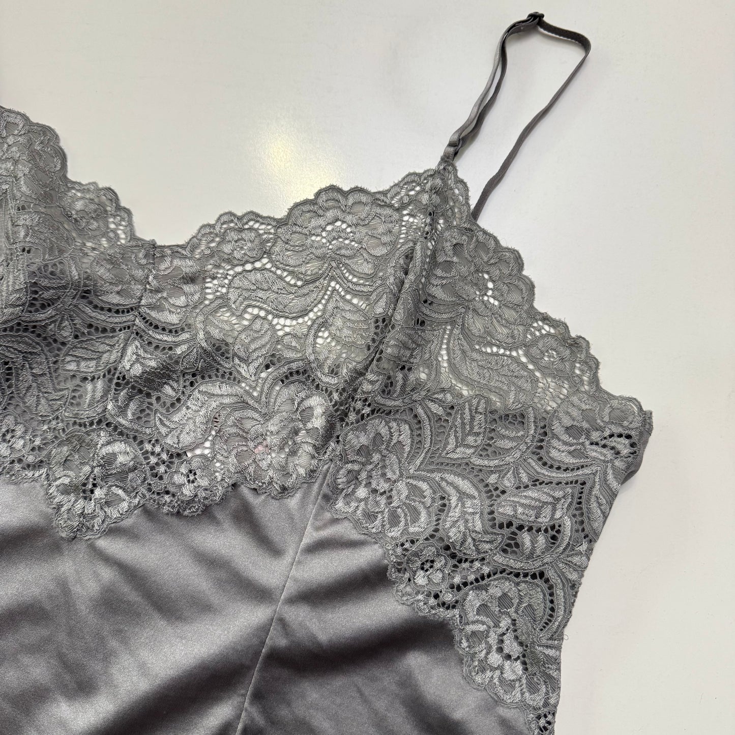 Grey Lace Cami