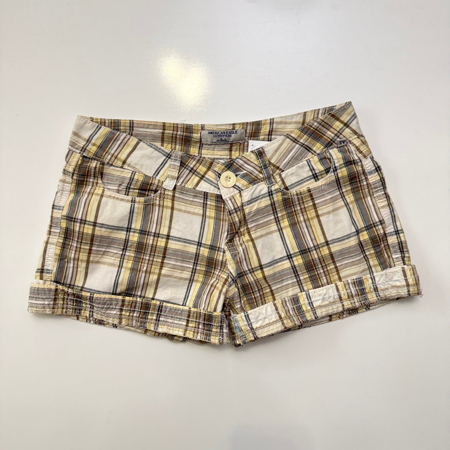 American Eagle Plaid Shorts