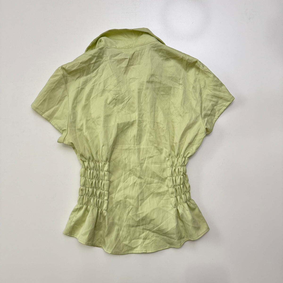 Green Cinched Shirt