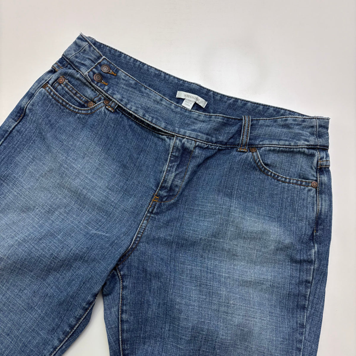 Mid Rise Flare Jeans