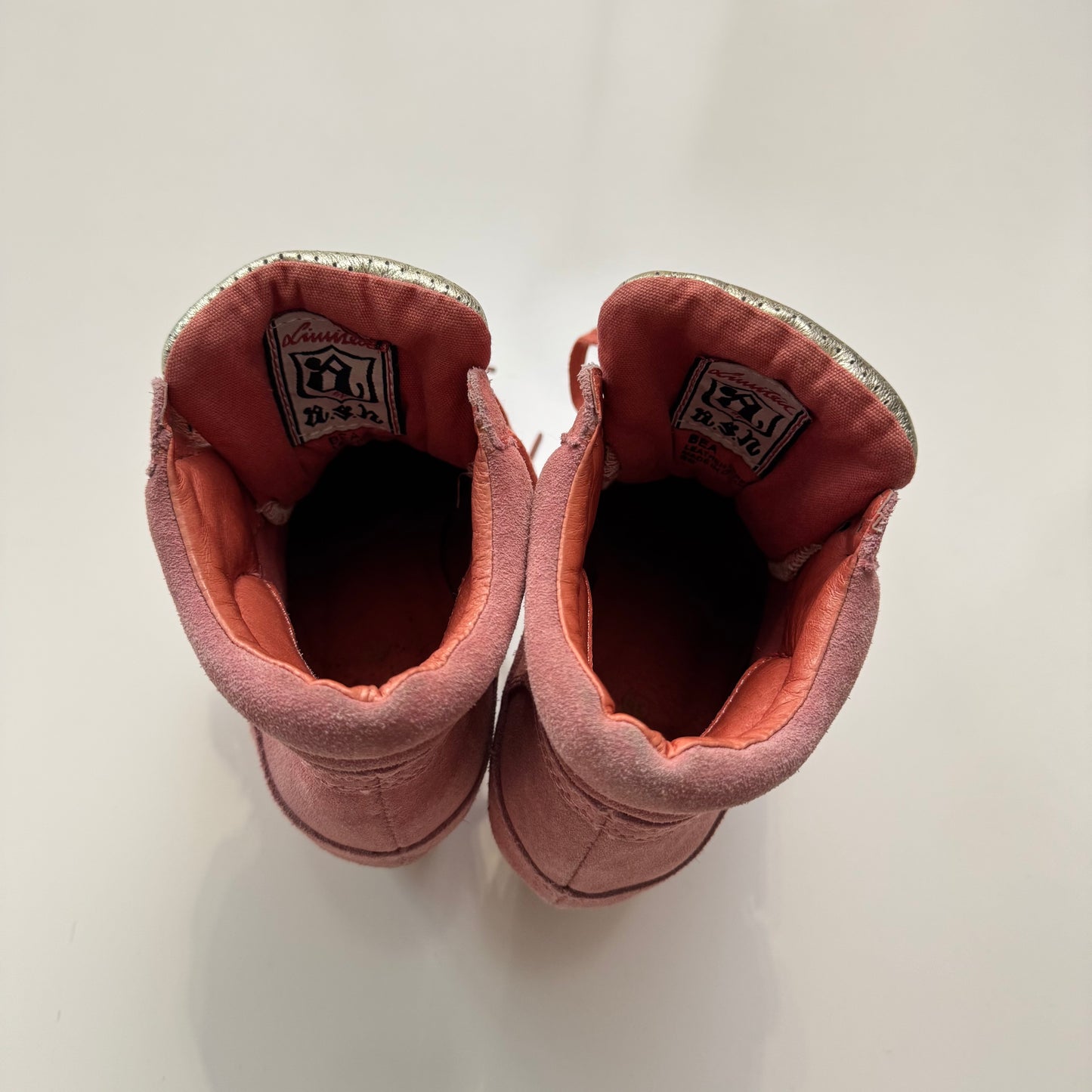 Pink Sneaker Wedges