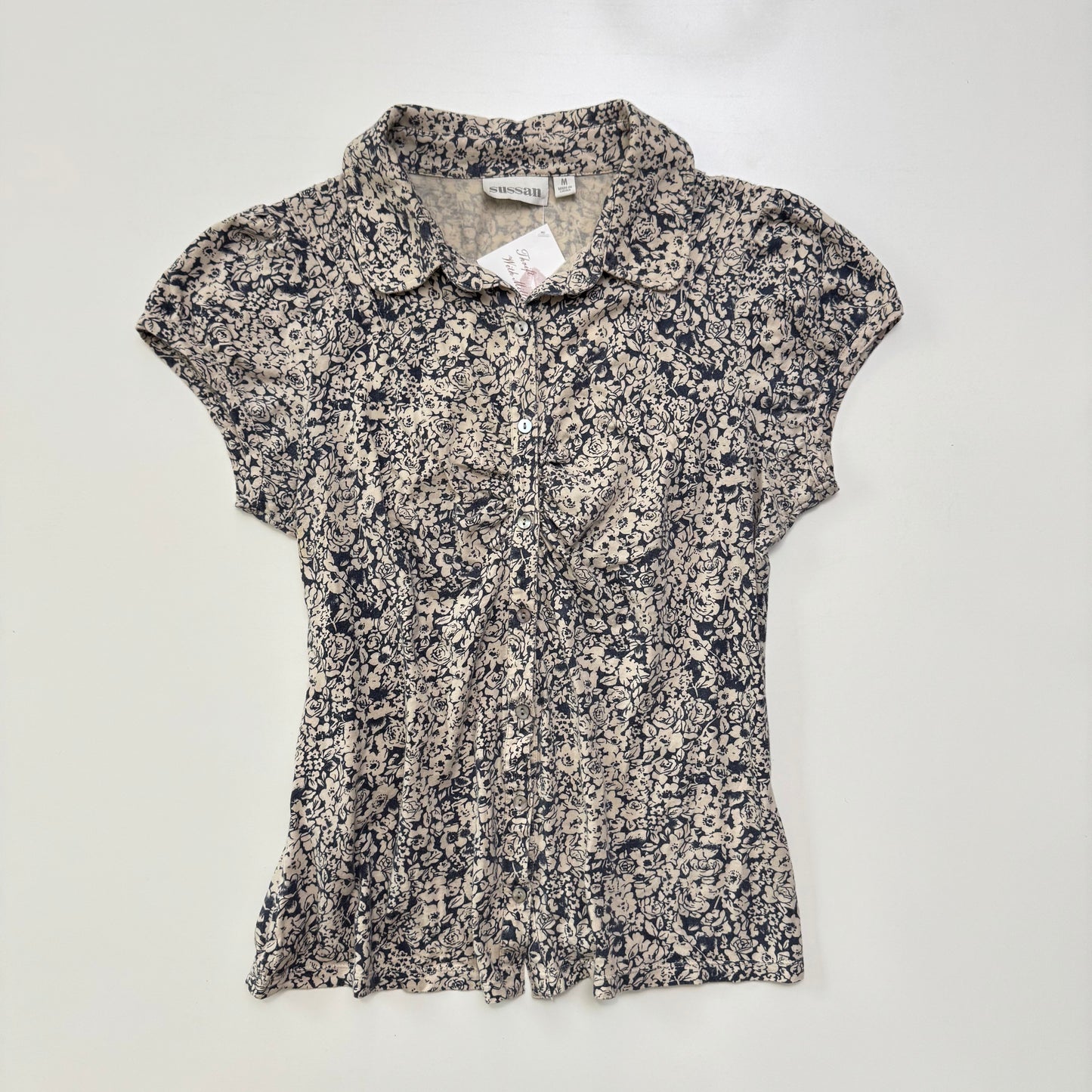 Floral Button Up Blouse