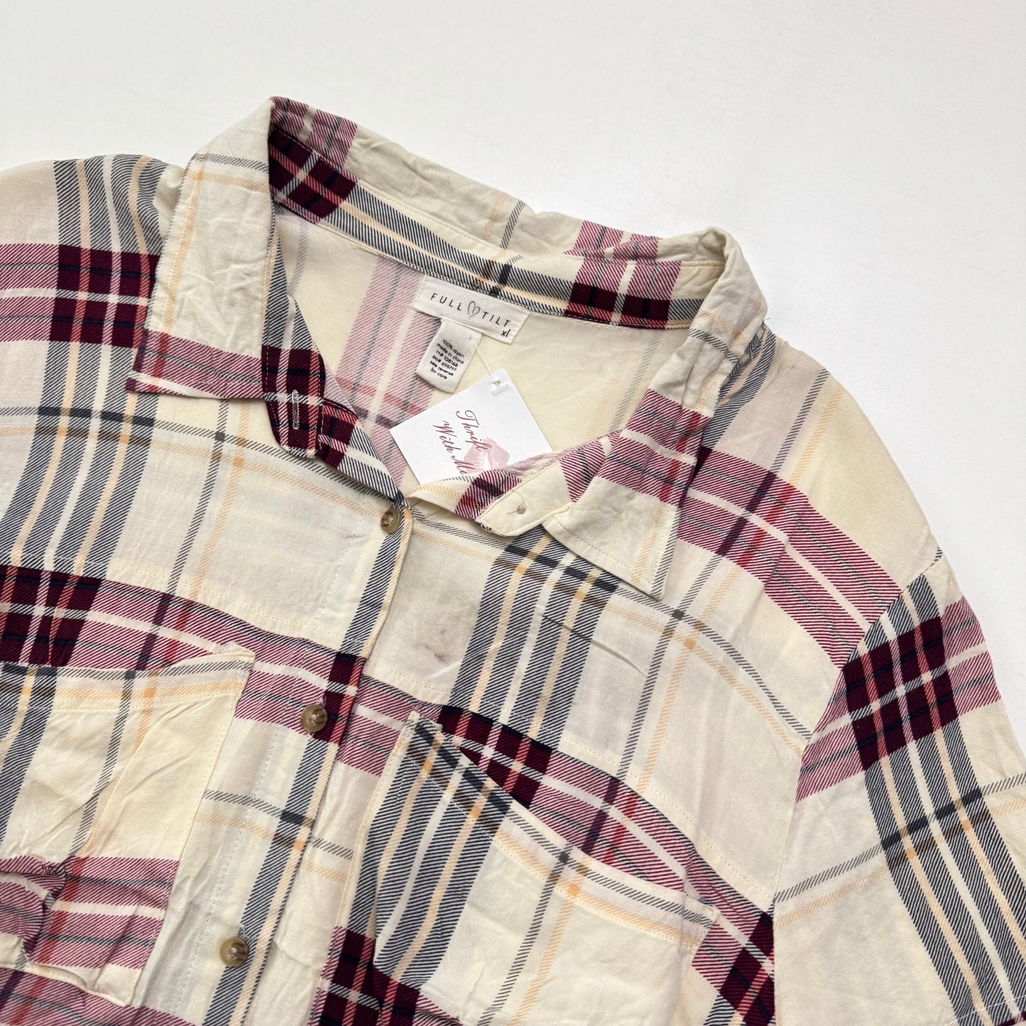 Plaid Cinched Shirt