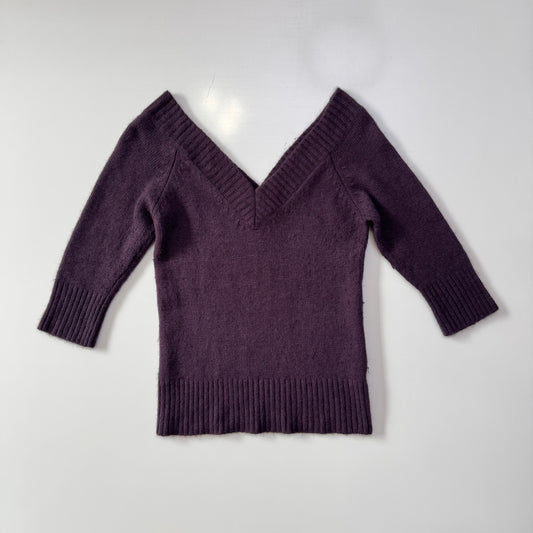 Purple Knit Sweater