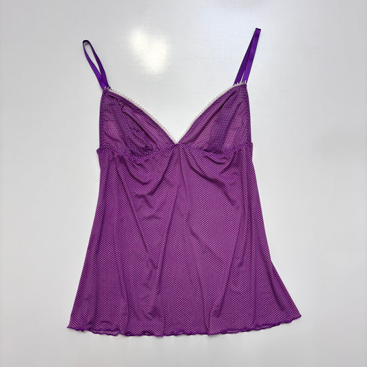 Purple Polka Dot Cami