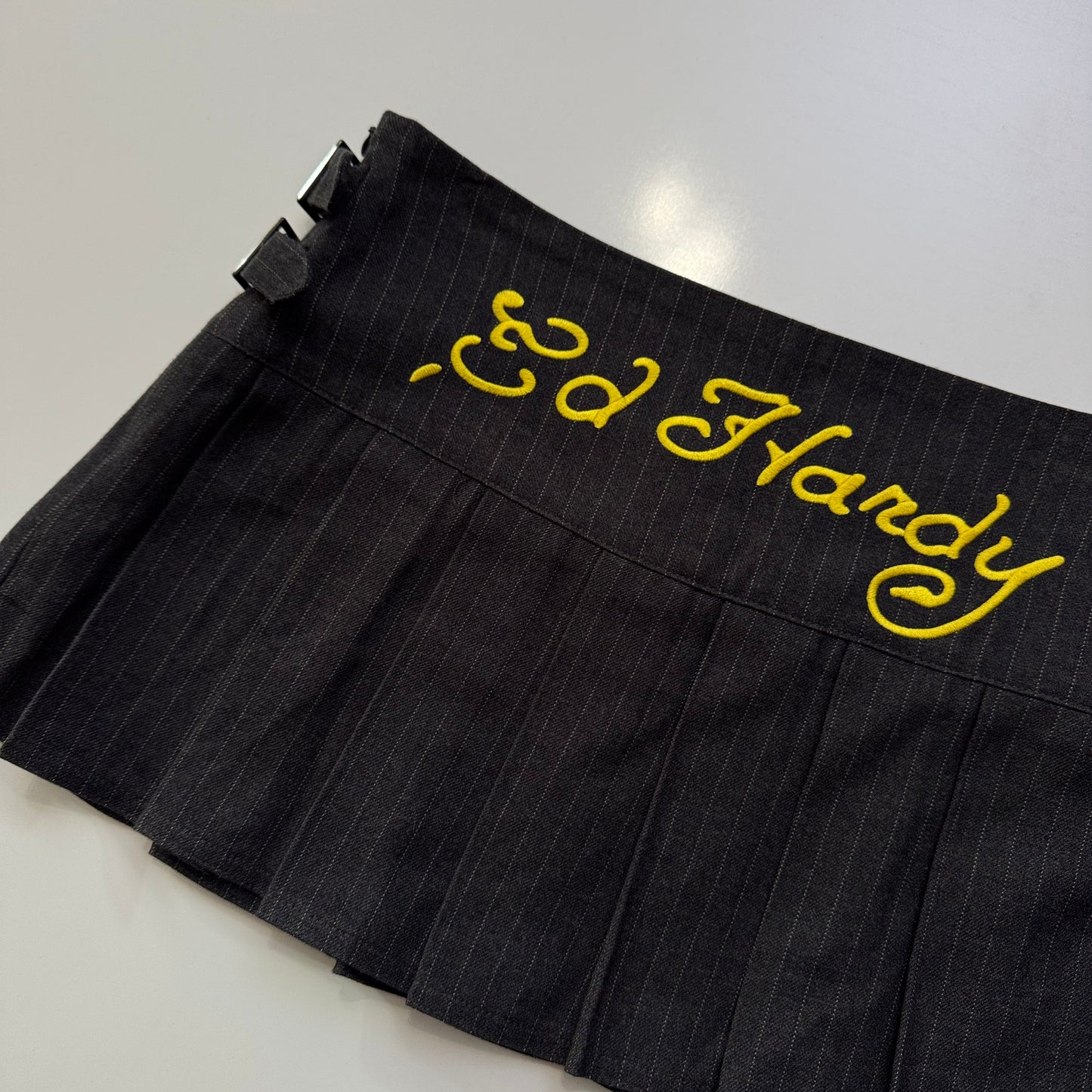 Ed Hardy Pleated Mini Skirt
