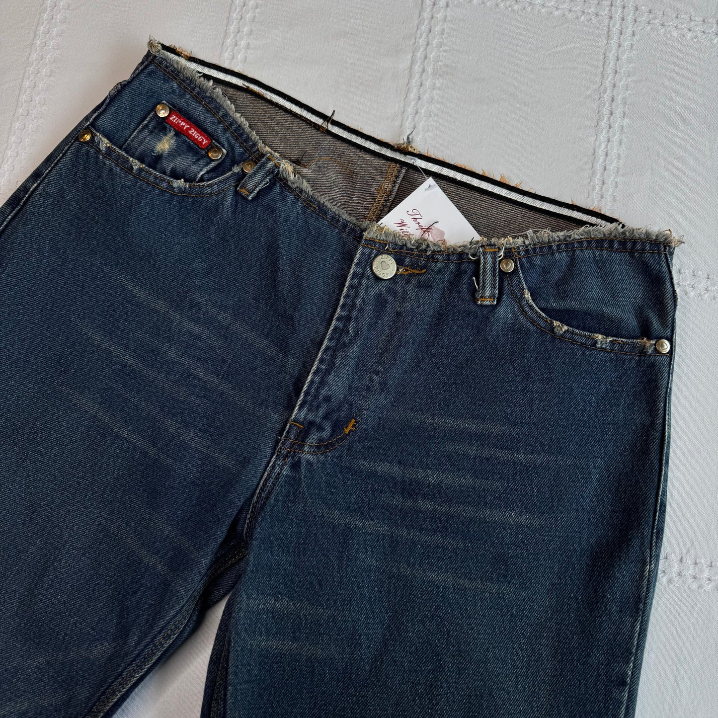 Low Rise Flared Jeans