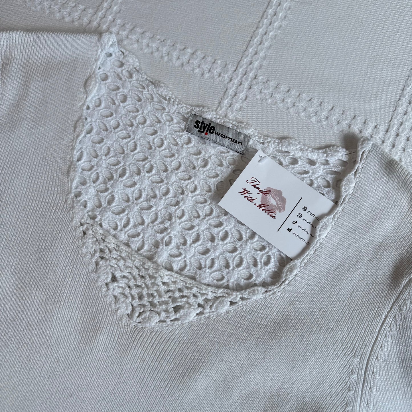 White Knit Longsleeve