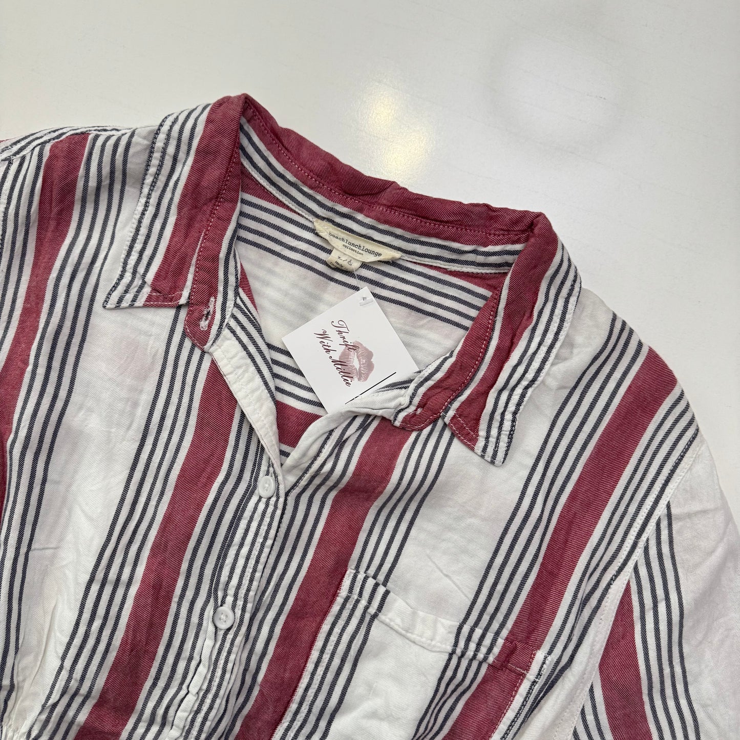 Stripe Cinched Shirt