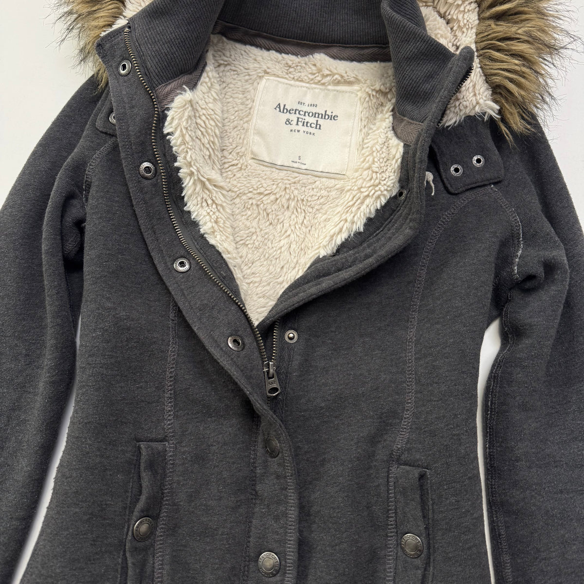Abercrombie Fur Hood Jacket