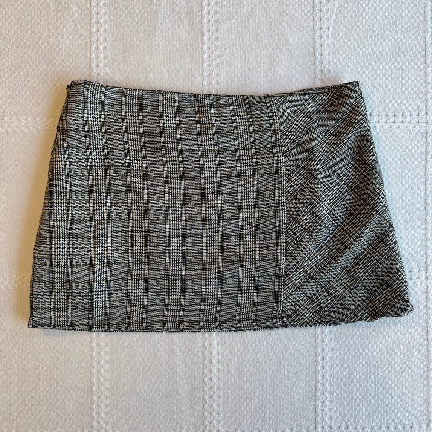 Plaid Low Rise Micro Mini