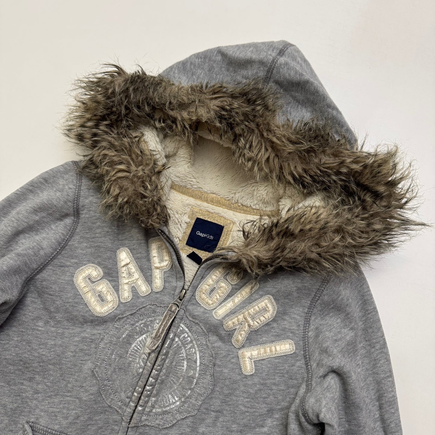 Gap Fur Trim Hoodie