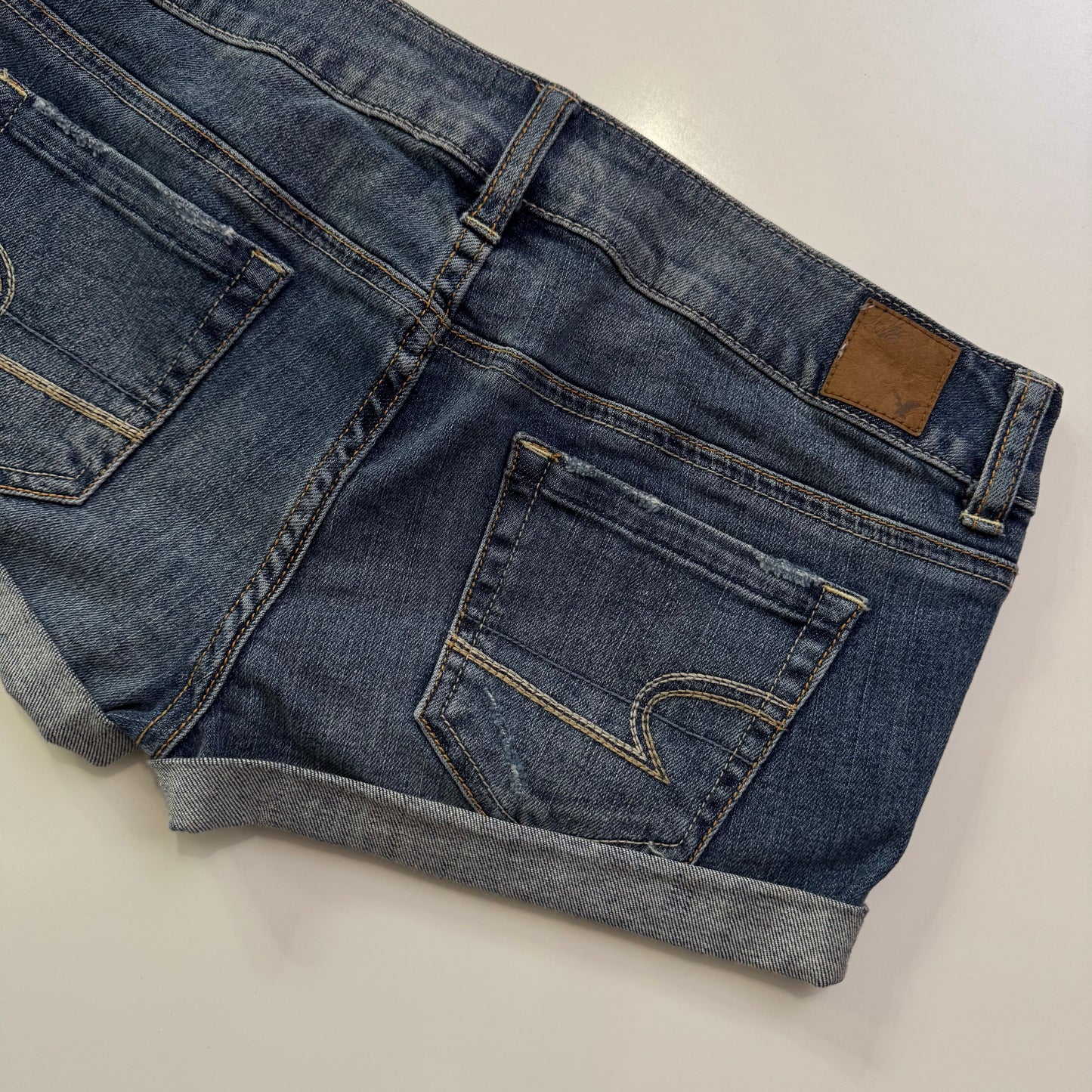 American Eagle Low Rise Denim Shorts