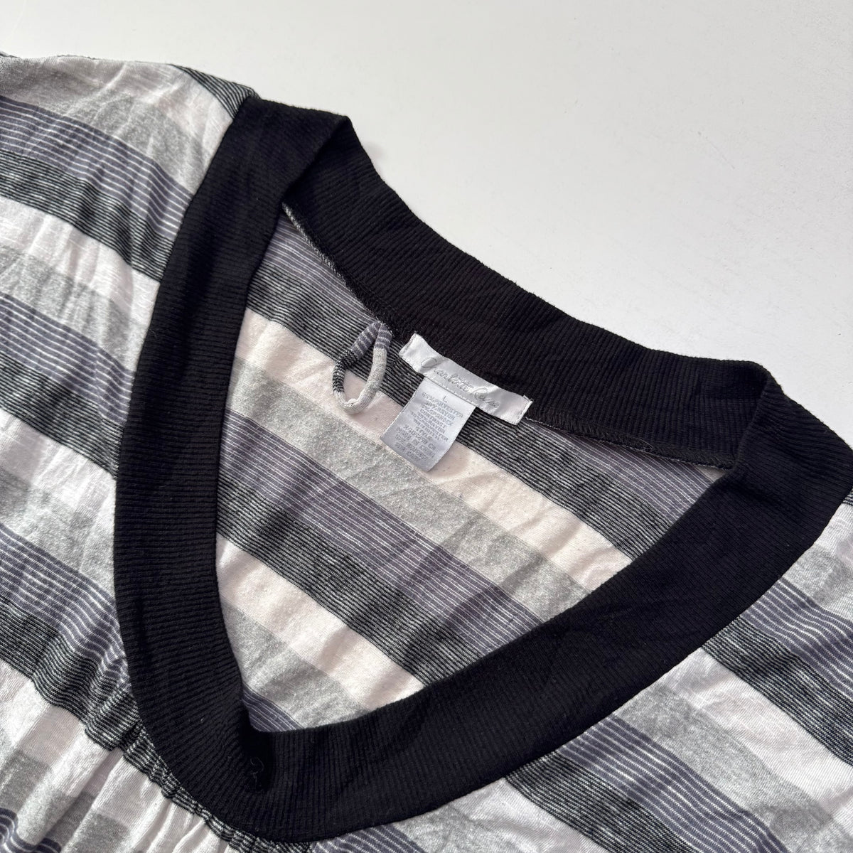 Stripe Scoop Neck Top