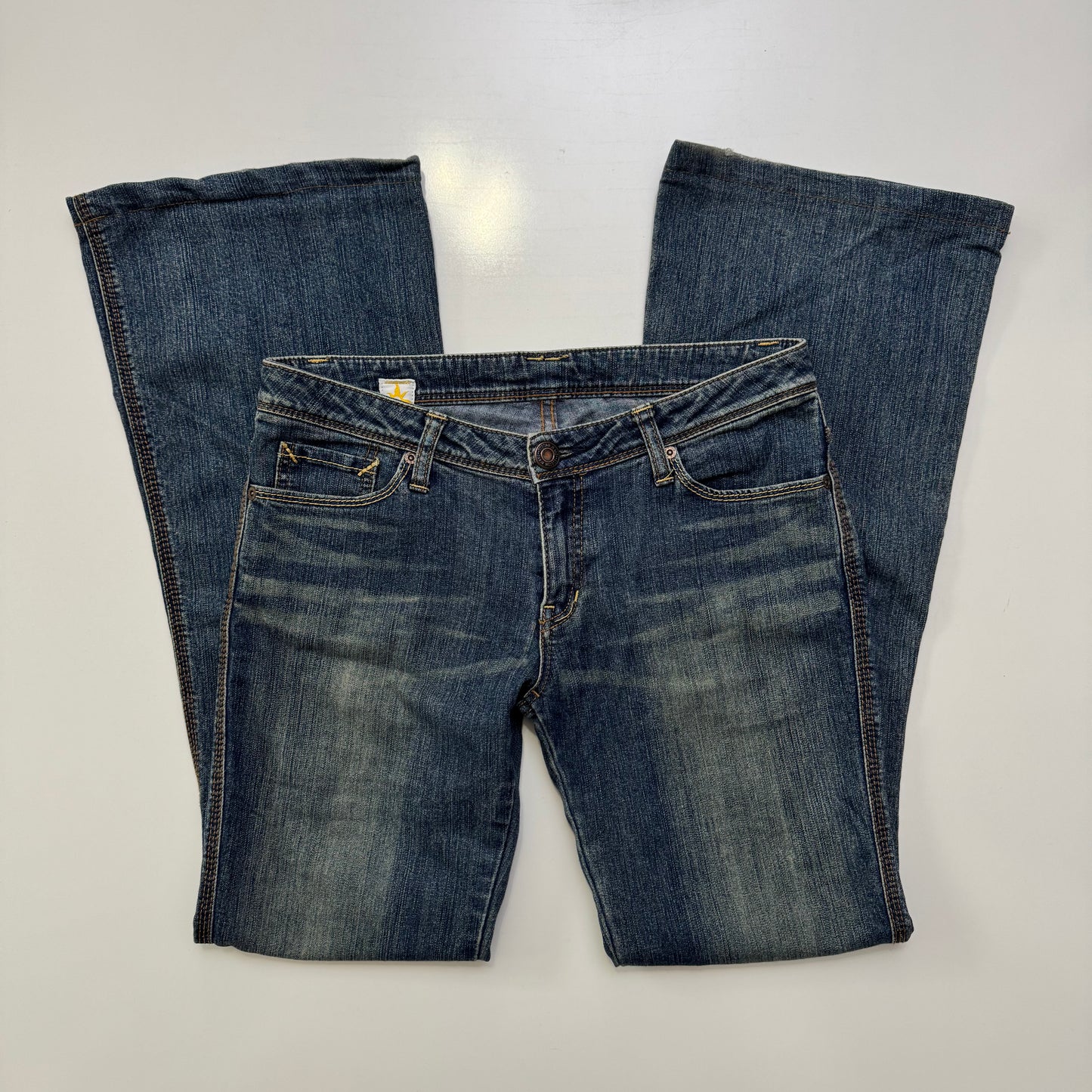 Low Rise Flared Jeans