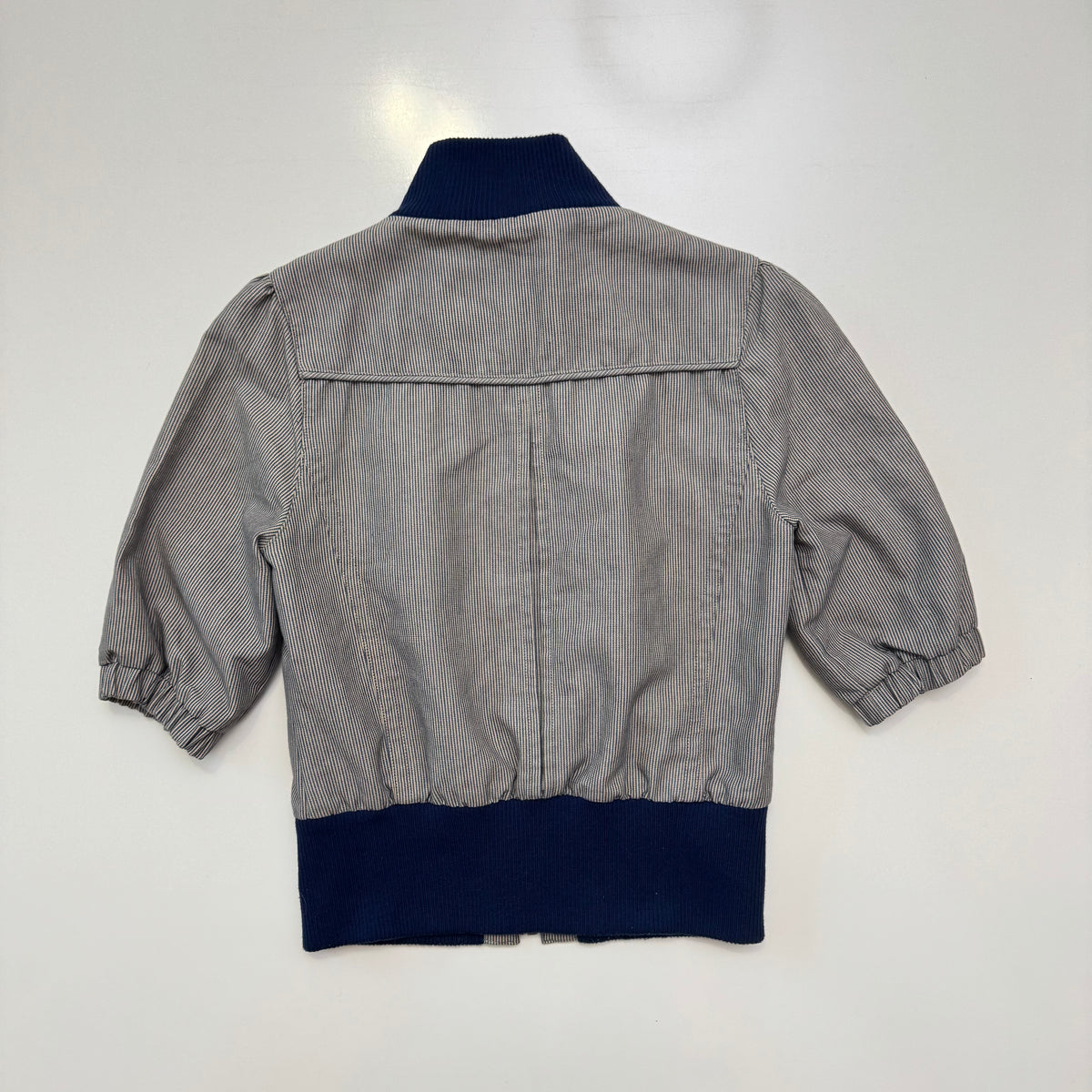 Striped Bomber Jacket