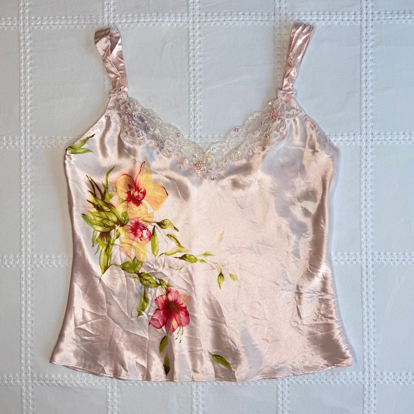Pink Floral Cami