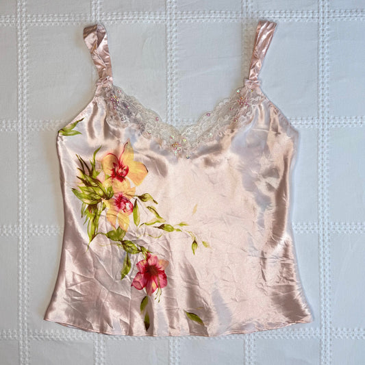 Pink Floral Cami