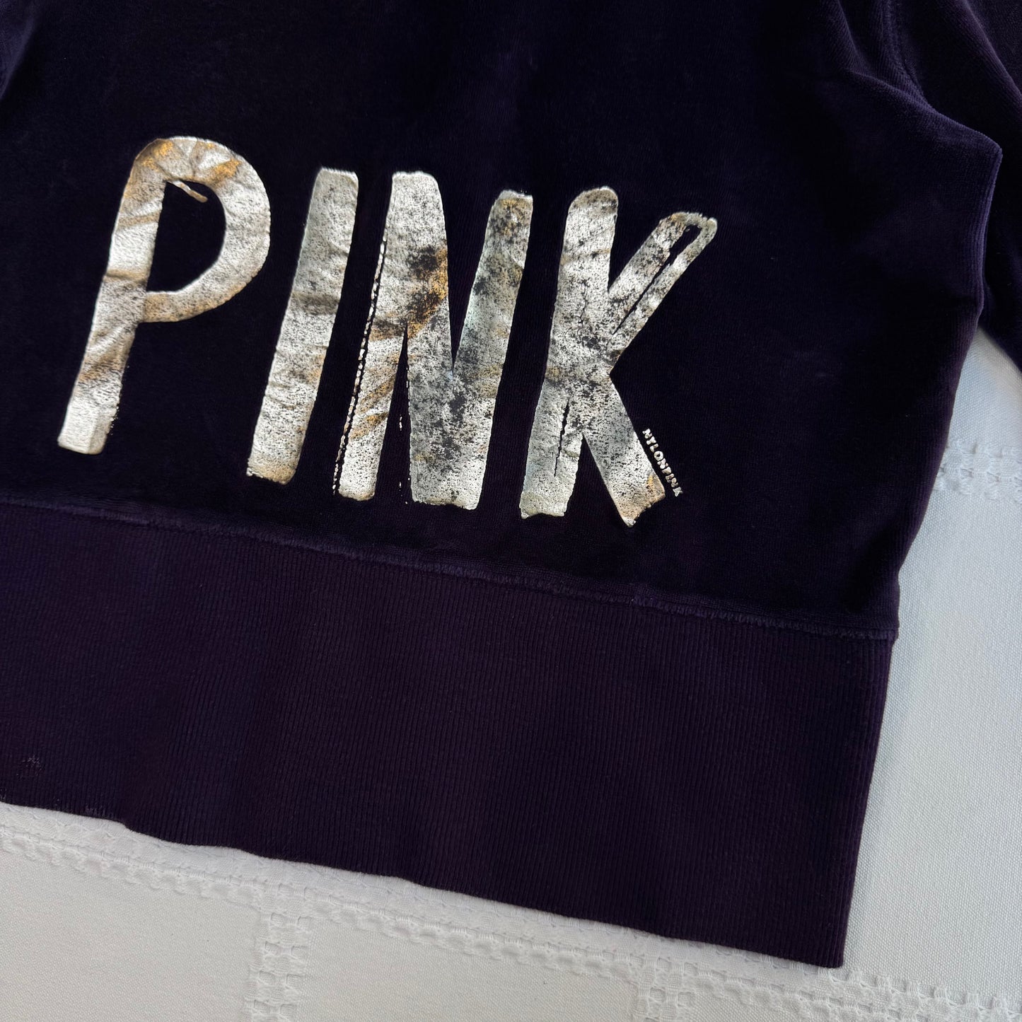 Purple Velour Zip Up
