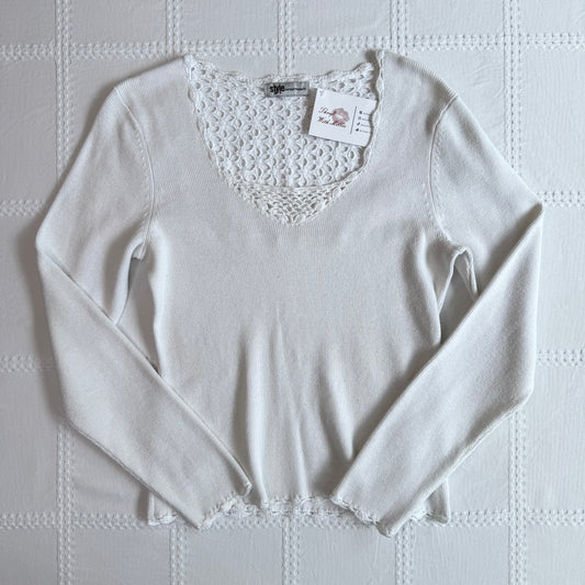 White Knit Longsleeve