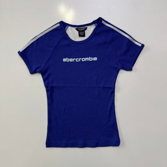 Blue Abercrombie Baby Tee